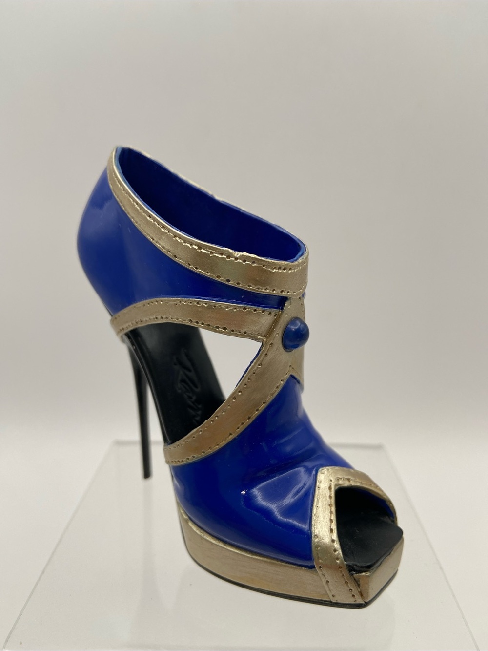 Just The Right Shoe Way2Blu Miniature Shoe Figurine Collectible Feminine